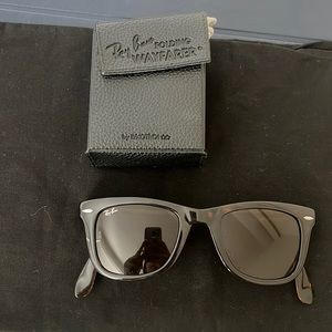 Ray ban folding sunglasses brown